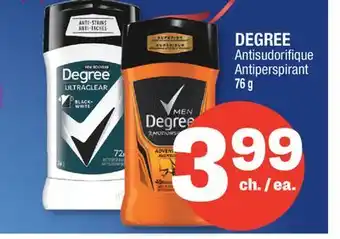 Jean Coutu DEGREE Antiperspirant offer