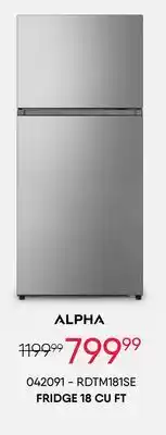 Meubles RD FRIDGE 18 CU FT offer