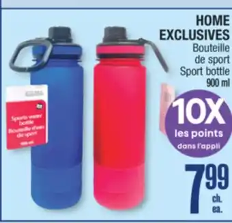 Jean Coutu HOME EXCLUSIVES Sport bottle offer