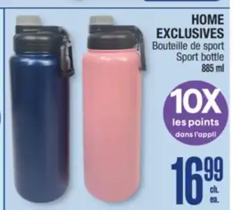 Jean Coutu HOME EXCLUSIVES Sport bottle offer