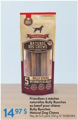 Walmart Bully Bunches Natural Dog Chews offer