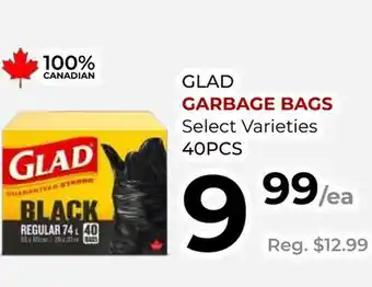 Marche Leo's GLAD GARBAGE BAGS offer