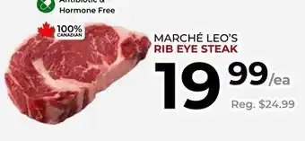Marche Leo's MARCHÉ LEO'S RIB EYE STEAK offer