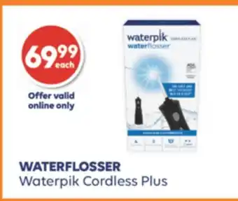 Wellwise by Shoppers WATERFLOSSER Waterpik Cordless Plus offer