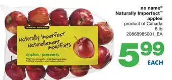 Wholesale Club NO NAME NATURALLY IMPERFECT APPLES, 6 lb offer