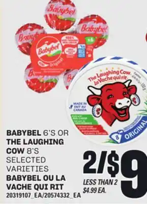 Independent City Market BABYBEL, 6'S OU LA VACHE QUI RIT, 8'S offer