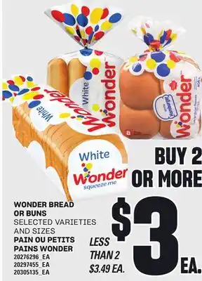 Independent City Market PAIN OU PETITS PAINS WONDER offer