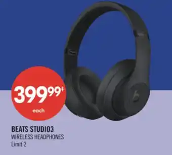 Shoppers Drug Mart BEATS STUDIO3 WIRELESS HEADPHONES offer
