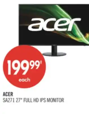Shoppers Drug Mart ACER SA271 27 FULL HD IPS MONITOR offer