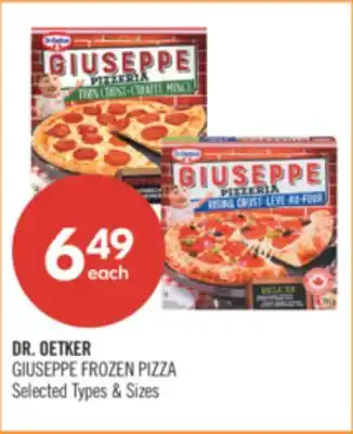 Shoppers Drug Mart Dr. OETKER GIUSEPPE FROZEN PIZZA offer