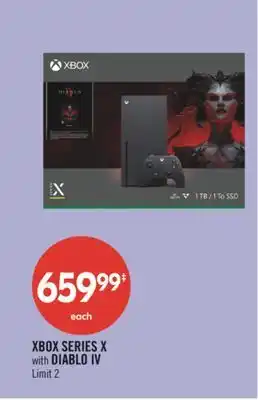 Shoppers Drug Mart XBOX SERIES X with DIABLO IV offer