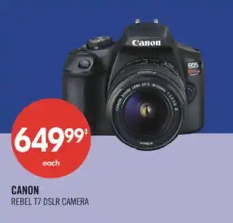 Shoppers Drug Mart CANON REBEL T7 DSLR CAMERA offer