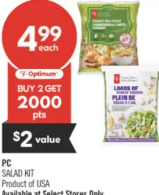 Shoppers Drug Mart PC SALAD KIT offer