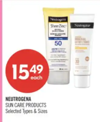 Shoppers Drug Mart NEUTROGENA SUN CARE PRODUCTS offer