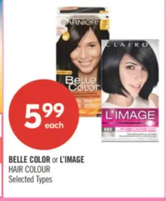 Shoppers Drug Mart BELLE COLOR or L'IMAGE HAIR COLOUR offer