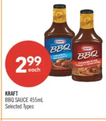 Shoppers Drug Mart KRAFT BBQ SAUCE 455mL offer