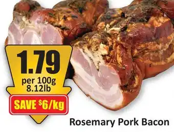 Starsky Rosemary Pork Bacon offer