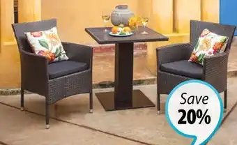 JYSK THY CAFÉ TABLE + 2 AIDT CHAIRS offer