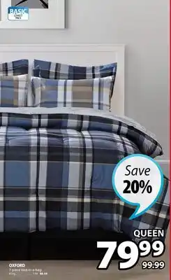JYSK OXFORD 7-piece bed-in-a-bag offer