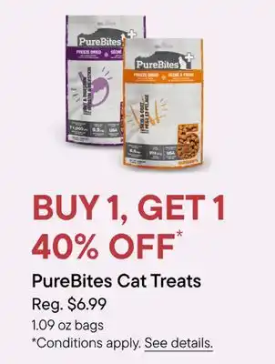 Petvalu PureBites Cat Treats offer