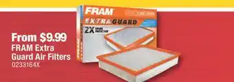 PartSource FRAM Extra Guard Air Filters offer