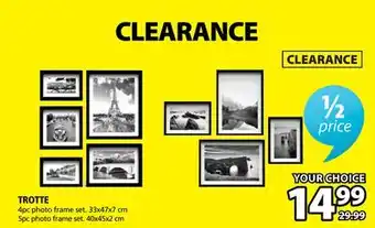 JYSK TROTTE Photo Frame Set offer