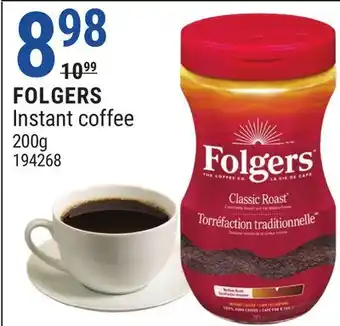 Rossy FOLGERS Instant coffee offer