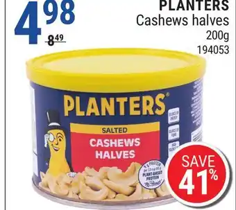 Rossy PLANTERS Cashews halves offer