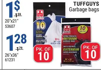 Rossy TUFFGUYS Garbage bags offer