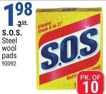 Rossy S.O.S. Steel wool pads offer