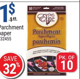 Rossy CHEF ELITE Parchment paper offer