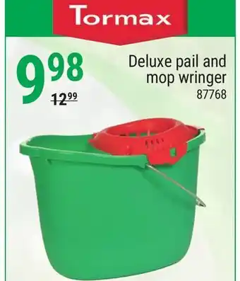 Rossy TORMAX Deluxe pail and mop wringer offer