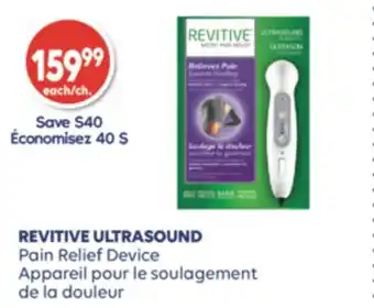 Wellwise by Shoppers REVITIVE ULTRASOUND Appareil pour le soulagement de la douleur offer