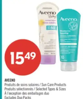 Pharmaprix AVEENO Sun Care Products offer