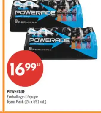 Pharmaprix POWERADE Team Pack offer