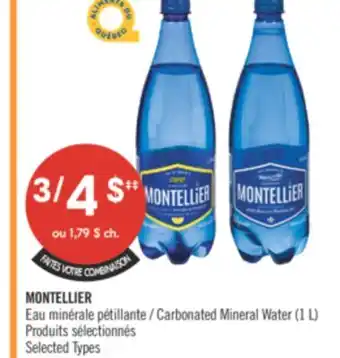 Pharmaprix MONTELLIER Carbonated Mineral Water offer