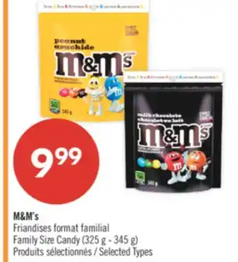 Pharmaprix M&M's Family Size Candy offer