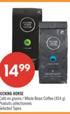 Pharmaprix KICKING HORSE Whole Bean Coffee offer