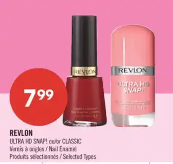 Pharmaprix REVLON ULTRA HD SNAP! or CLASSIC Nail Enamel offer