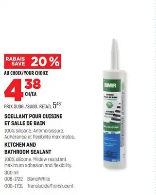 BMR SCELLANT POUR CUISINE ET SALLE DE BAIN offer