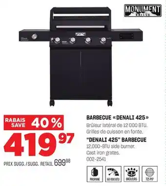 BMR BARBECUE DENALI 425 offer