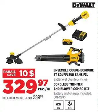 BMR ENSEMBLE COUPE-BORDURE ET SOUFFLEUR SANS FIL offer