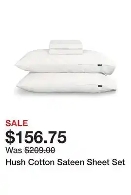 TSC Stores Hush Cotton Sateen Sheet Set offer