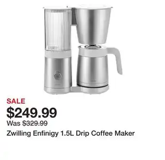 TSC Stores Zwilling Enfinigy 1.5L Drip Coffee Maker offer