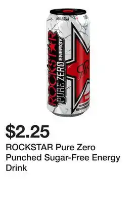 Dollarama ROCKSTAR Pure Zero Punched Sugar-Free Energy Drink offer