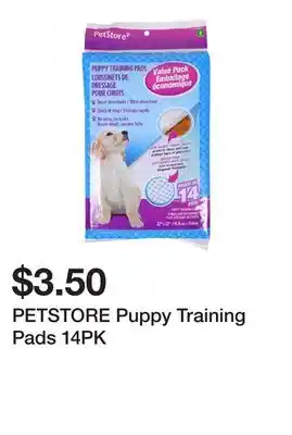 Dollarama PETSTORE Puppy Training Pads 14PK offer