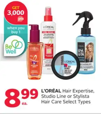 Rexall L' ORÉAL Hair Expertise, Studio Line or Stylista Hair Care offer