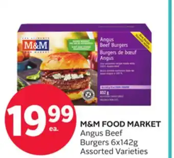 Rexall M&M FOOD MARKET Angus Beef Burgers offer