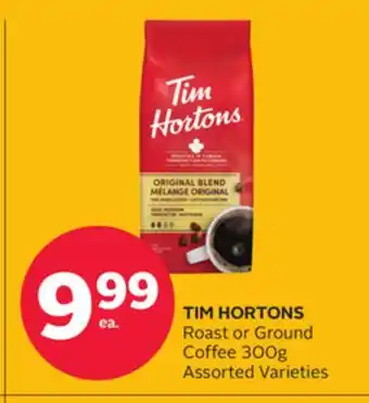 Rexall TIM HORTONS Roast or Ground Coffee offer