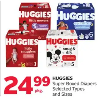 Rexall HUGGIES Super Boxed Diapers offer